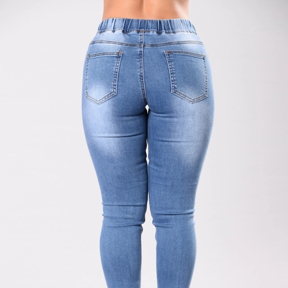 Fashion nova joggers jeans stretchy - Picture 5 of 8
